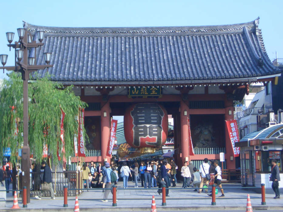 Entrance Gate to Asakusa Temple Complex