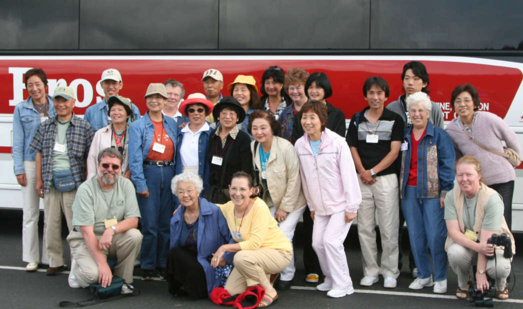 Group Picture in front of the bus