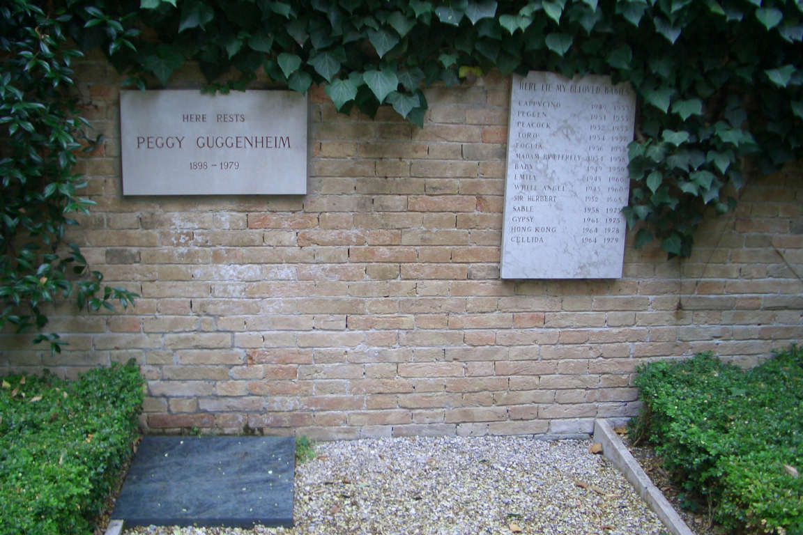 Grave of Peggy Guggenheim