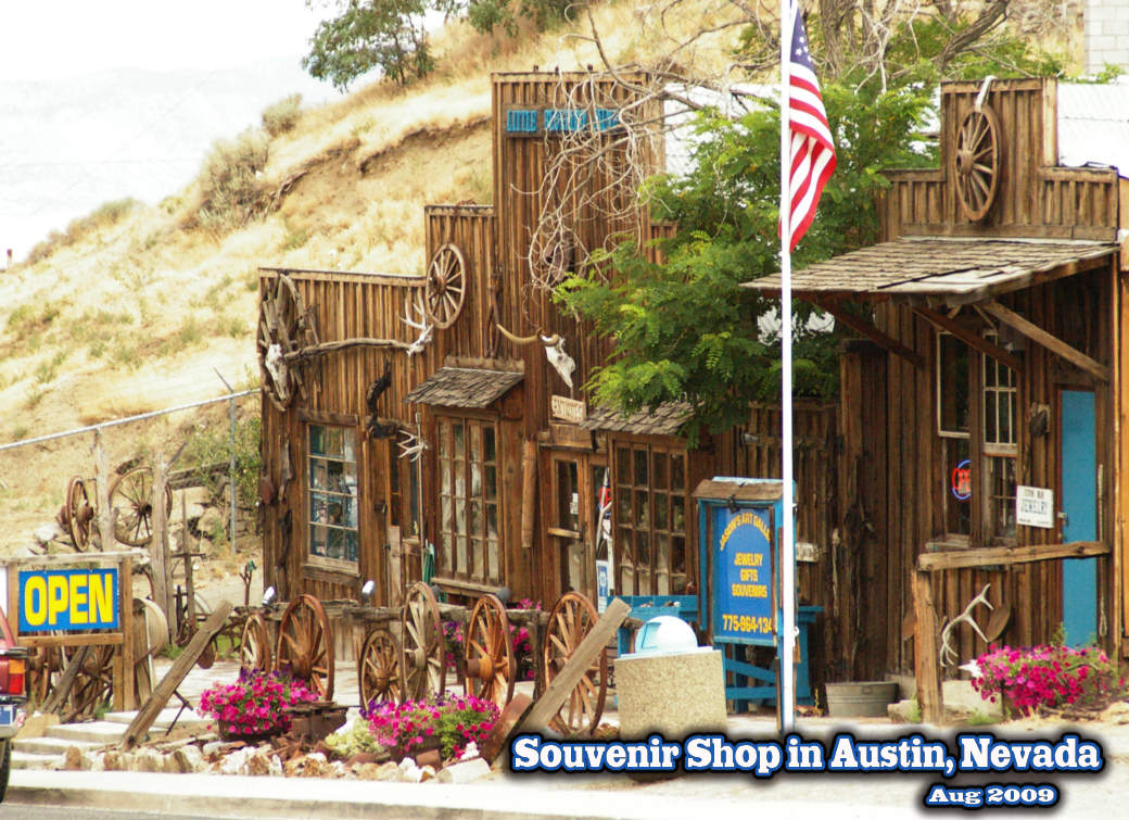 Souvenir Shop in Austin, Nevada