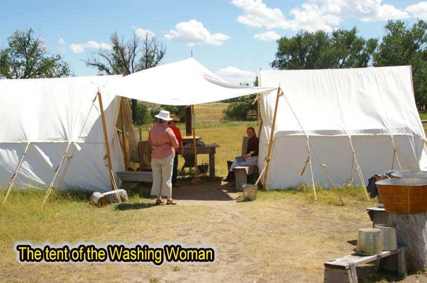 The tent of the washing woman