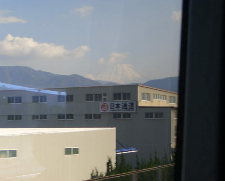 Mt. Fuji in the distance
