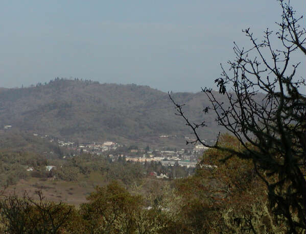 From our property one has a view of parts of Roseburg City
