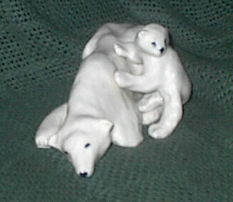 Polarbear with Glaze - Eisbr mit Glasur