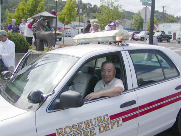 Tsutomu and a Fire Command Car